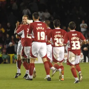 Bristol City FC Team Print - West Brom Match Bristol City FC Team Print - West Brom Match