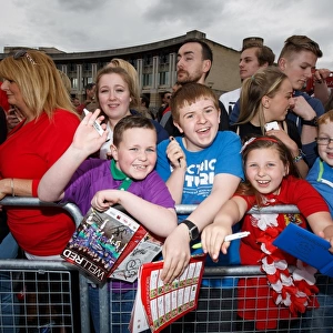 Thousands Celebrate: Bristol City's Championship Promotion Parade