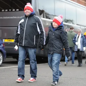 Thousands of Passionate Bristol City Fans Gather at Ashton Gate for FA Cup Match against West Ham United, January 2015 Thousands of Passionate Bristol City Fans Gather at Ashton Gate for FA Cup Match against West Ham United, January 2015