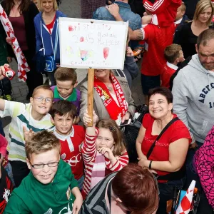 Thousands Rejoice: Bristol City's Championship Promotion Parade - A Sea of Celebration in Bristol Thousands Rejoice: Bristol City's Championship Promotion Parade - A Sea of Celebration in Bristol