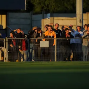 Print of fans at Woodspring Stadium for Bristol City pre-season friendly