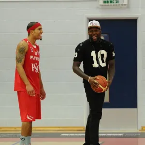 Bristol Flyers vs Manchester Giants Basketball Print Bristol Flyers vs Manchester Giants Basketball Print