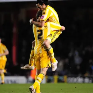 Thrilling Jonas Gutierrez Goal Celebration: Bristol City vs. Newcastle United, Championship Match, 2003-10, Ashton Gate Stadium Thrilling Jonas Gutierrez Goal Celebration: Bristol City vs. Newcastle United, Championship Match, 2003-10, Ashton Gate Stadium