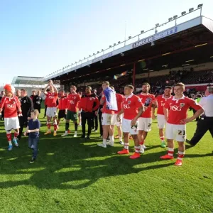 Thrilling League Victory for Bristol City: Euphoric Celebrations at Ashton Gate Thrilling League Victory for Bristol City: Euphoric Celebrations at Ashton Gate