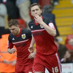 Bristol City FC Print: Steven Davies Goal Celebration