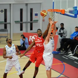 Bristol Flyers Alif Bland Jumping for the Ball Print
