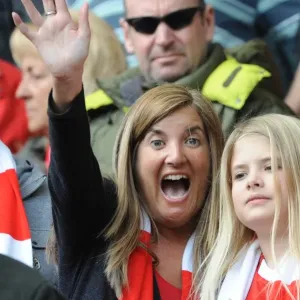 Bristol City Fan's Passionate Moment Print