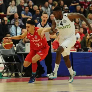Bristol Flyers vs Manchester Giants Basketball Print Bristol Flyers vs Manchester Giants Basketball Print