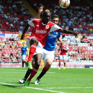 Toby Ajala in Action: Bristol City vs Glasgow Rangers (2013), Ashton Gate Stadium