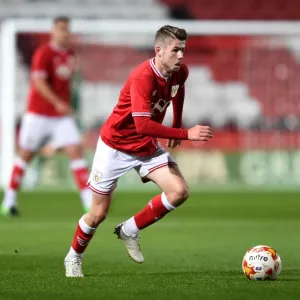 Print of Tom Fry in action at Ashton Gate Stadium
