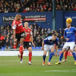Tyrone Barnett's Header Saved, Aden Flint Scores: Oldham Athletic vs. Bristol City, Sky Bet League One Tyrone Barnett's Header Saved, Aden Flint Scores: Oldham Athletic vs. Bristol City, Sky Bet League One