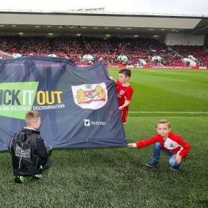 United Against Discrimination: Bristol City vs Blackburn Rovers, Kick It Out Campaign at Ashton Gate Stadium, 2016 United Against Discrimination: Bristol City vs Blackburn Rovers, Kick It Out Campaign at Ashton Gate Stadium, 2016