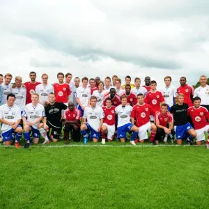 United in Football: A Historic Team Photo of Bristol City and Vallens Players United in Football: A Historic Team Photo of Bristol City and Vallens Players