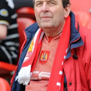 Bristol City Fan at Rotherham United Print
