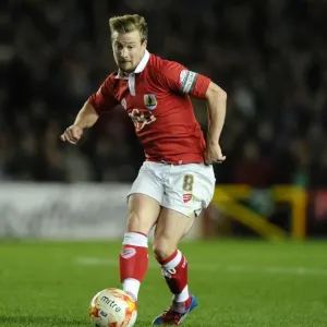 Wade Elliott in Action Print - Bristol City vs Bradford City, October 2014 Wade Elliott in Action Print - Bristol City vs Bradford City, October 2014
