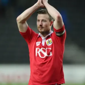 Wade Elliott in Print, MK Dons vs. Bristol City League One Action Photo Wade Elliott in Print, MK Dons vs. Bristol City League One Action Photo