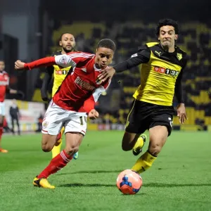 Watford v Bristol City Print, FA Cup Third Round Replay Watford v Bristol City Print, FA Cup Third Round Replay