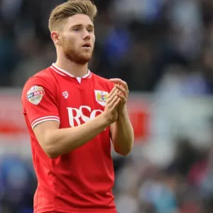 Wes Burns in Action for Bristol City against Ipswich Town, Sky Bet Championship 2015