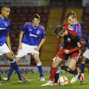Wes Burns in Action: FA Youth Cup Third Round - Bristol City U18s vs Ipswich Town U18