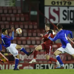 Wes Burns in Action: FA Youth Cup Third Round Proper - Bristol City U18 vs Ipswich Town U18