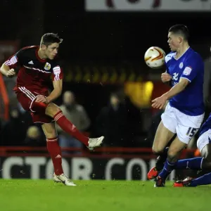 Bristol City vs Leicester City Print, January 2013