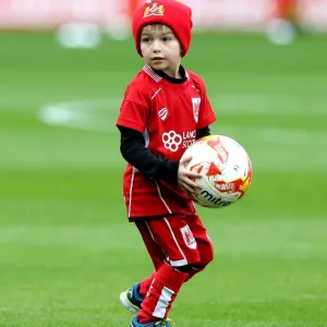 Young Bristol City Fan on Oakwell Pitch Print Young Bristol City Fan on Oakwell Pitch Print