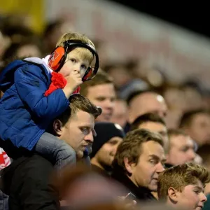 Young Bristol City Fan's Excitement at Huish Park, 100315