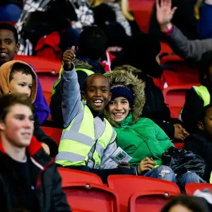 Young Fans at Bristol City vs. Nottingham Forest Championship Match Print Young Fans at Bristol City vs. Nottingham Forest Championship Match Print