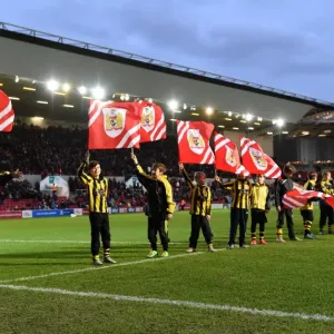 Young Footballers of Trowbridge Town FC Honor Bristol City vs. Blackburn Rovers at Ashton Gate Young Footballers of Trowbridge Town FC Honor Bristol City vs. Blackburn Rovers at Ashton Gate