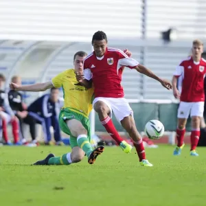 Young Star Marley Bishop in Action: Bristol City U18 vs Sheffield United U18s, Football Youth League Young Star Marley Bishop in Action: Bristol City U18 vs Sheffield United U18s, Football Youth League