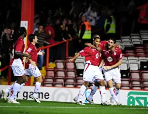 Bristol City V Blackpool Prints: 09-10 Football Showdown: A Season to Remember - Bristol City vs Blackpool
