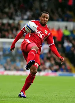 Leeds United V Bristol City Prints: 16/09/2011: Nicky Maynard of Bristol City in League Cup Clash against Leeds United at Elland Road