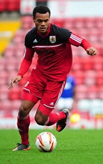 Images Dated 24th September 2012: Aaron Amadi-Holloway in Action: Bristol City U21s vs Ipswich Town U21s at Ashton Gate