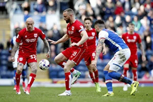 Images Dated 17th April 2017: Aaron Wilbraham in Action: Blackburn Rovers vs. Bristol City, Sky Bet Championship (17.04.2017)