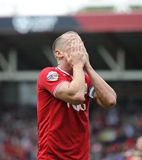 Images Dated 15th August 2015: Aaron Wilbraham in Action: Bristol City vs Brentford, Sky Bet Championship, Ashton Gate