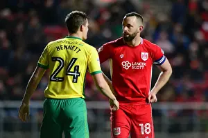 Bristol City V Norwich City Prints: Aaron Wilbraham in Action: Bristol City vs Norwich City