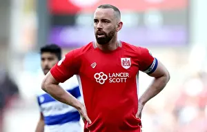 Bristol City V Queens Park Rangers Prints: Aaron Wilbraham in Action: Bristol City vs Queens Park Rangers at Ashton Gate, 2017