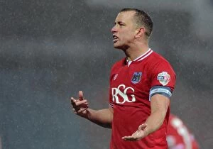 Images Dated 12th December 2015: Aaron Wilbraham in Action: Huddersfield Town vs. Bristol City, Sky Bet Championship (December 12)
