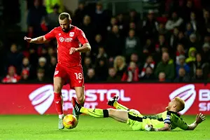 Aaron Wilbraham Dodges Past Paul McShane: Intense Moment from Bristol City vs