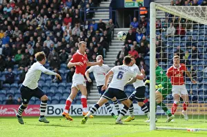Title Race Prints: Aaron Wilbraham Scores for Bristol City against Preston North End, April 11, 2015