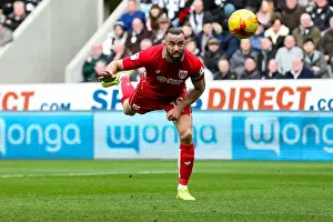 Newcastle United V Bristol City Prints: Aaron Wilbraham Scores the Opener: Newcastle United vs. Bristol City, 2017