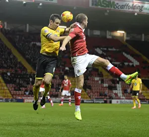 Aaron Wilbraham vs. Alan Bennett: Aerial Battle in the Johnstone's Paint Trophy - Bristol City vs