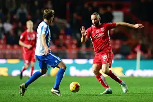 Bristol City V Brighton And Hove Albion Prints: Aaron Wilbraham vs Brighton Defense: A Battle at Ashton Gate - Bristol City vs Brighton & Hove Albion