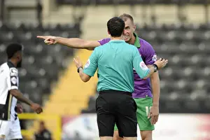 Aaron Wilbraham's Contentious Dispute with Referee during Notts County vs