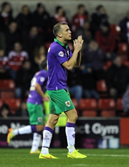 Aaron Wilbraham's Disappointment: Swindon Town vs. Bristol City, 15th November 2014