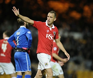 Port Vale V Bristol City Prints: Aaron Wilbraham's Double: Port Vale vs. Bristol City, Sky Bet League One, 2014