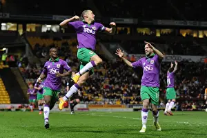 Aaron Wilbraham's Euphoric Goal Celebration: Bradford City vs. Bristol City (Promotion Battle), April 2015