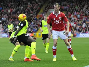 Bristol City V Oldham Prints: Aaron Wilbraham's Flick: Bristol City vs Oldham Athletic, Sky Bet League One, 2014