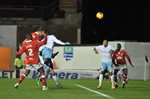 Bristol City V Coventry City Prints: Aaron Wilbraham's Game-Winning Goal: Bristol City's Triumph in Johnstones Paint Trophy vs