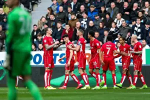 Newcastle United V Bristol City Prints: Aaron Wilbraham's Goal: Bristol City Takes the Lead Over Newcastle United at St